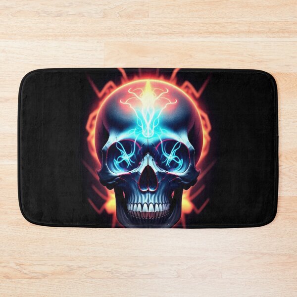 Item preview, Vintage Abstract Electrified Skull Art designed and sold by TheDarkWardrobe.