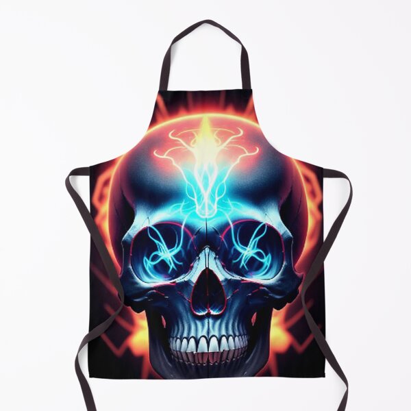 Item preview, Vintage Abstract Electrified Skull Art designed and sold by TheDarkWardrobe.