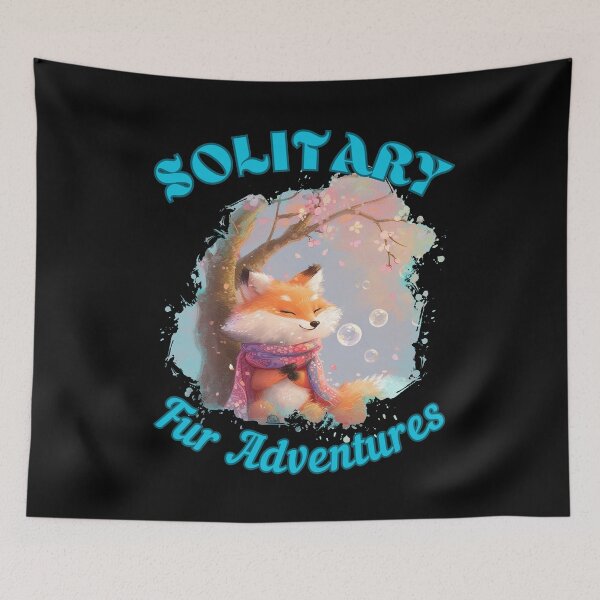 Item preview, Solitary Fur Adventures. fox face designed and sold by FoxVibes.
