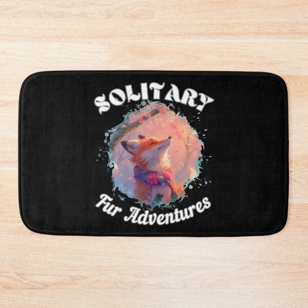 Item preview, Solitary Fur Adventures. fox quote designed and sold by FoxVibes.