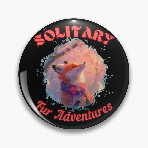 Item preview, Solitary Fur Adventures. retro fox designed and sold by FoxVibes.