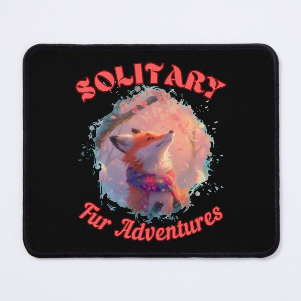 Item preview, Solitary Fur Adventures. retro fox designed and sold by FoxVibes.