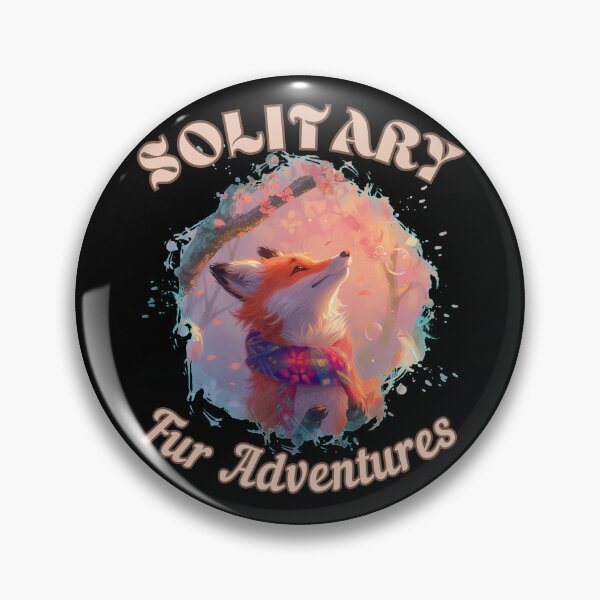 Item preview, Solitary Fur Adventures. fox boho designed and sold by FoxVibes.