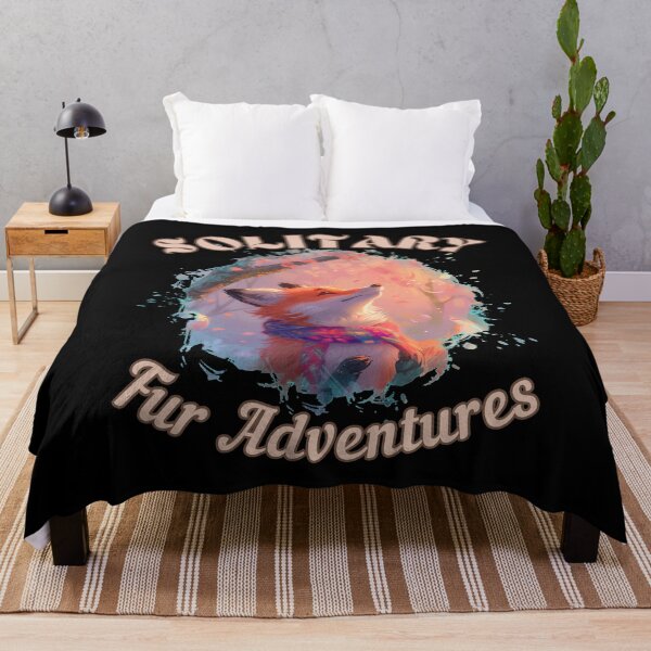 Artikelvorschau, Einsame Pelzabenteuer. Fuchs Boho entworfen und verkauft von FoxVibes.