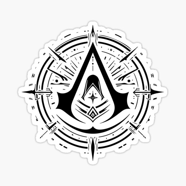 Artikel-Vorschau von Kryptisches Symbol von Assassin's Creed, designt und verkauft von Nerd Out!.