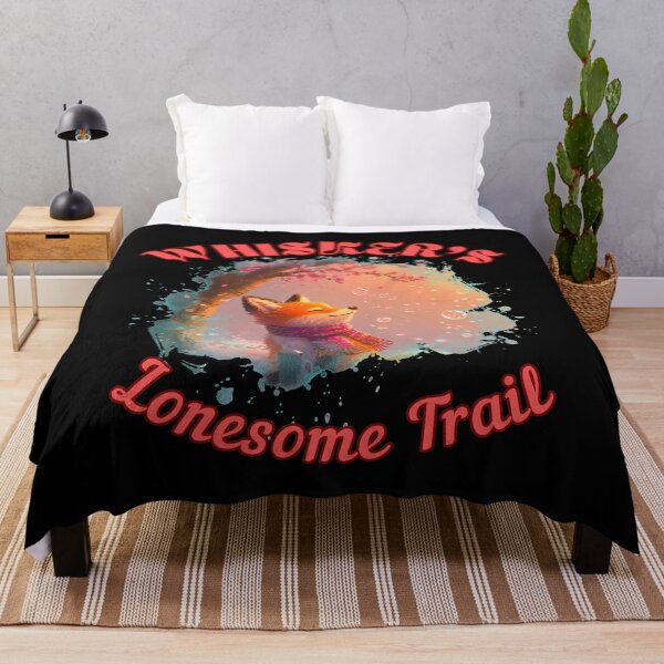 Item preview, Whisker's Lonesome Trail. retro fox designed and sold by FoxVibes.