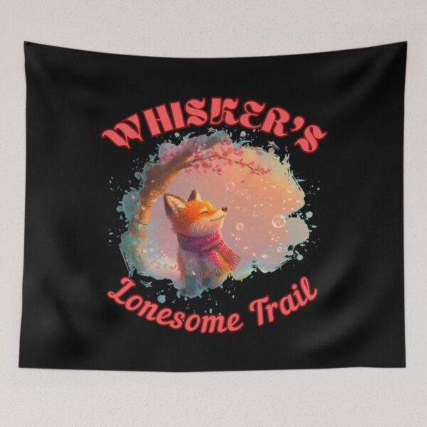 Item preview, Whisker's Lonesome Trail. retro fox designed and sold by FoxVibes.