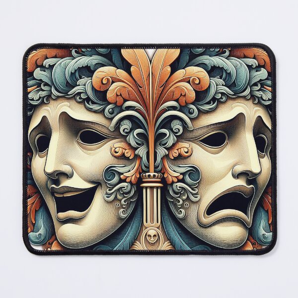Item preview, greek masks designed and sold by Foxlindesigns.