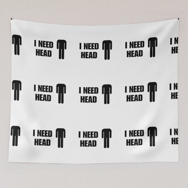 Item preview, I NEED HEAD - HEADLESS MAN ICON designed and sold by boy with brain.