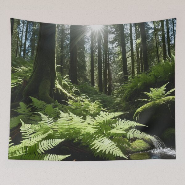 Item preview, Sunbreak in a Northwest Forest designed and sold by YuckyCat.