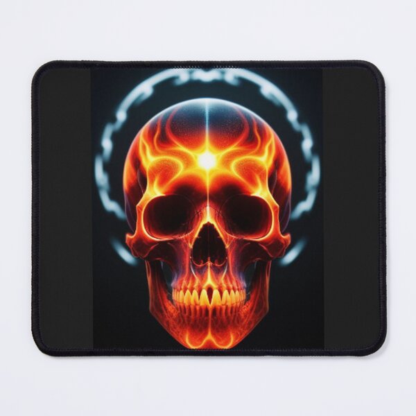 Item preview, Vintage Abstract Electrified Skull Art designed and sold by TheDarkWardrobe.