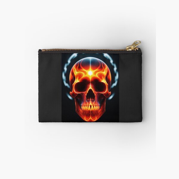 Item preview, Vintage Abstract Electrified Skull Art designed and sold by TheDarkWardrobe.
