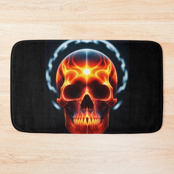 Item preview, Vintage Abstract Electrified Skull Art designed and sold by TheDarkWardrobe.