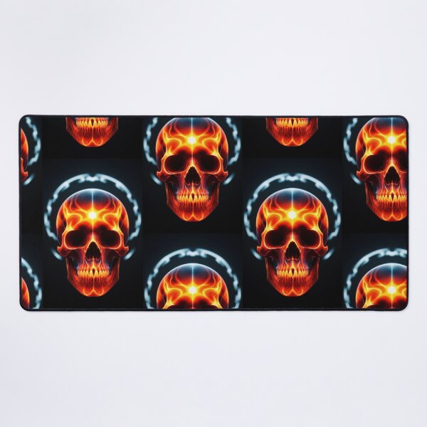 Item preview, Vintage Abstract Electrified Skull Art designed and sold by TheDarkWardrobe.