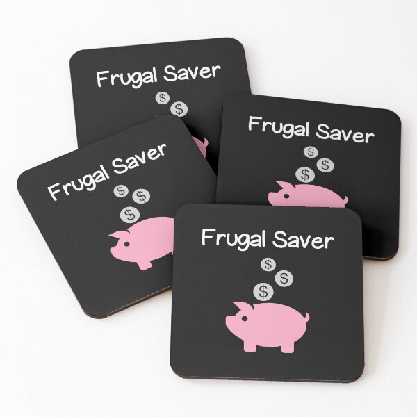 Item preview, Frugal Saver Hucha y Monedas Color Oscuro designed and sold by TinyStarAmerica.