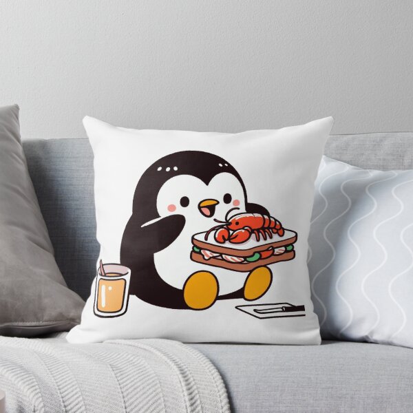 Item preview, Lobster Roll Penguin designed and sold by LemuellTrends.