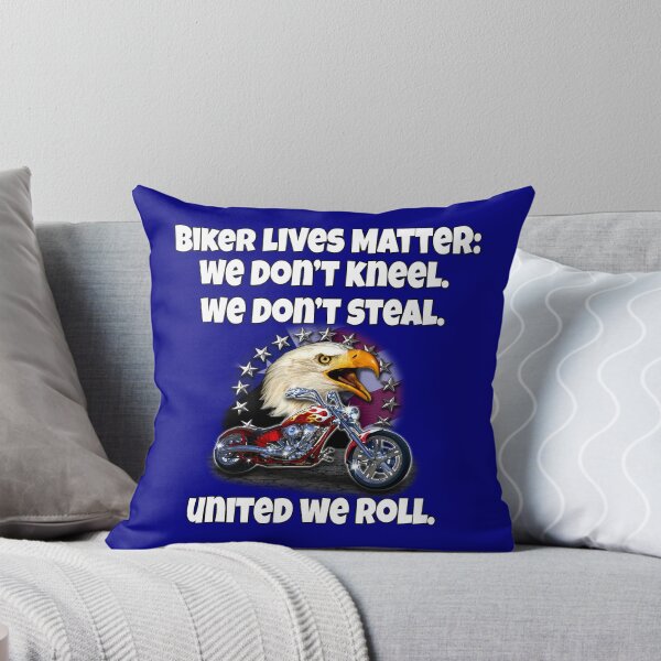 Item preview, Biker Design Biker Lives Matter. We Don’t Kneel. We Don’t Steal. United We Roll designed and sold by fantasticdesign.