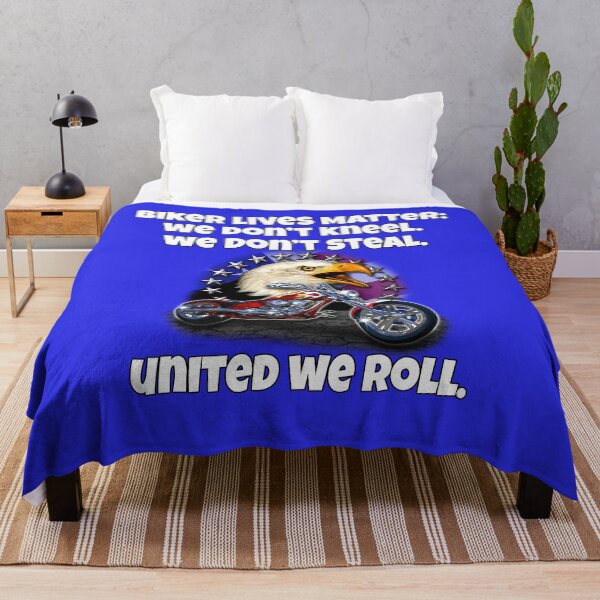 Item preview, Biker Design Biker Lives Matter. We Don’t Kneel. We Don’t Steal. United We Roll designed and sold by fantasticdesign.
