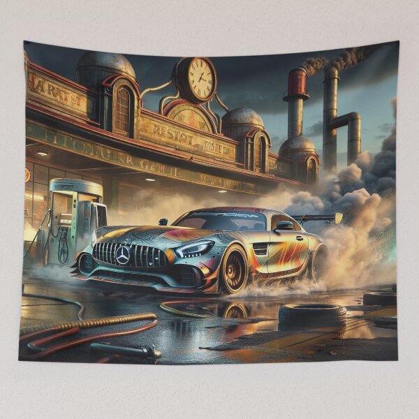 Item preview, Mercedes-AMG GT wall art designed and sold by Random Designs.