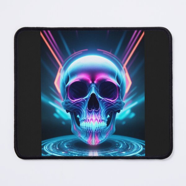 Item preview, Vintage Abstract Electrified Skull Art designed and sold by TheDarkWardrobe.