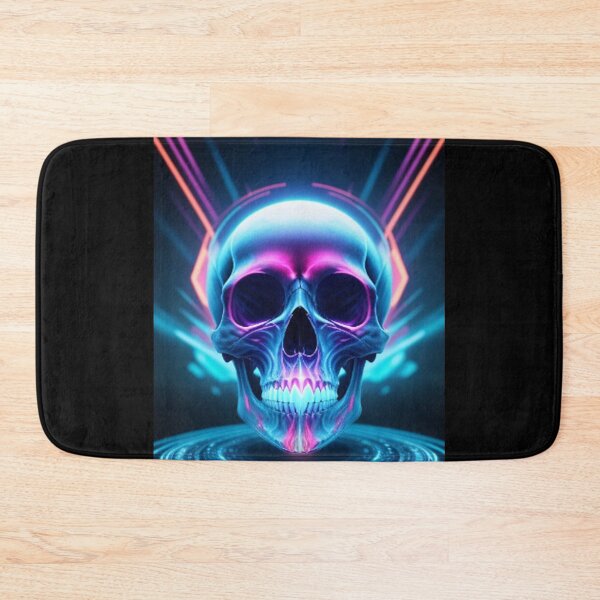 Item preview, Vintage Abstract Electrified Skull Art designed and sold by TheDarkWardrobe.