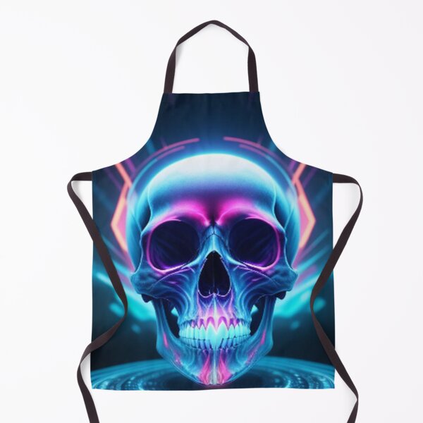 Item preview, Vintage Abstract Electrified Skull Art designed and sold by TheDarkWardrobe.