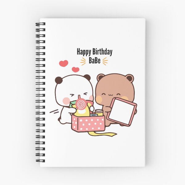 Item preview, Happy Birthday from DuDu Bear and BuBu Panda ❤️ designed and sold by Pandety.