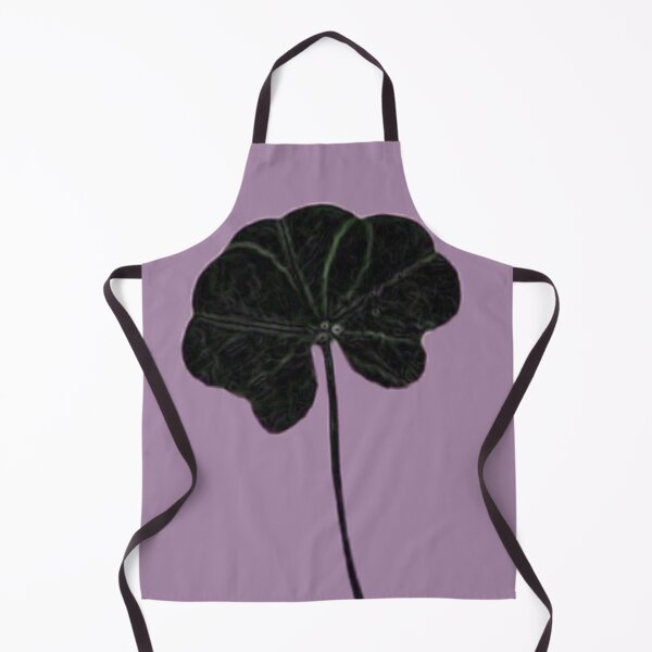 Item preview, Lavender Black Minimalist Real Five Leaf Clover designed and sold by kattakitty.