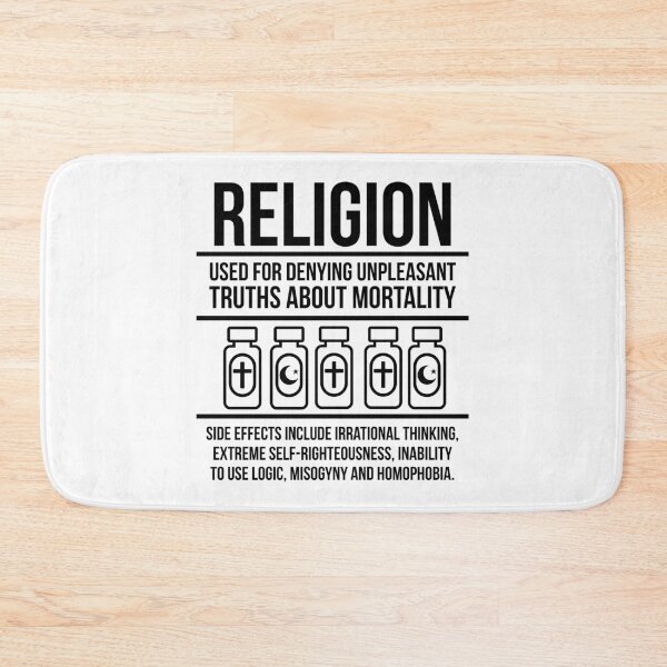 Item preview,  medication label for religion with side effects  designed and sold by Rachel the Artist .