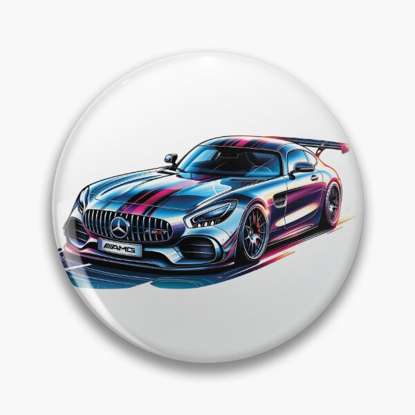 Item preview, Purple Mercedes-AMG GT Sticker designed and sold by Random Designs.