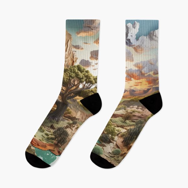 Item preview, Ancient Mountain Landscape designed and sold by NDMDesignStudio.