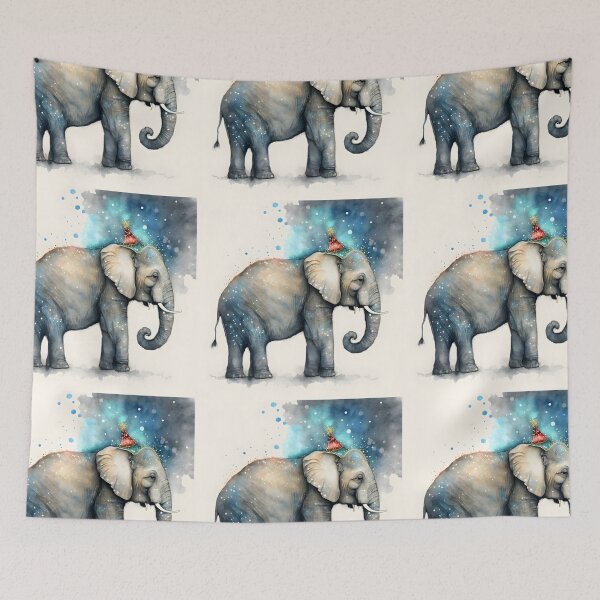 Artikelvorschau, Weihnachtselefant entworfen und verkauft von ElephantVibes.