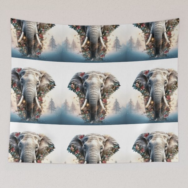 Artikelvorschau, Weihnachtselefant entworfen und verkauft von ElephantVibes.