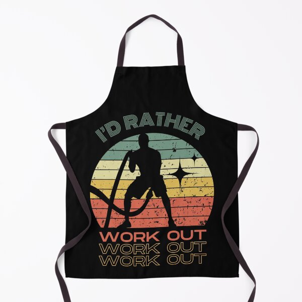 Item preview, I'D RATHER WORK OUT designed and sold by Thehatinthecat.