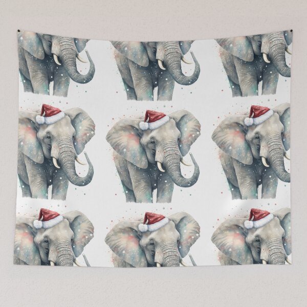 Artikelvorschau, Weihnachtselefant entworfen und verkauft von ElephantVibes.
