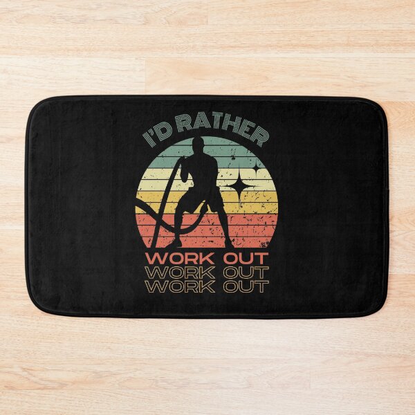 Item preview, I'D RATHER WORK OUT designed and sold by Thehatinthecat.