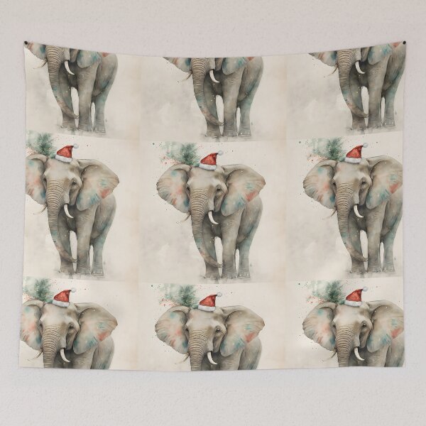 Item preview, Christmas Elephant designed and sold by ElephantVibes.