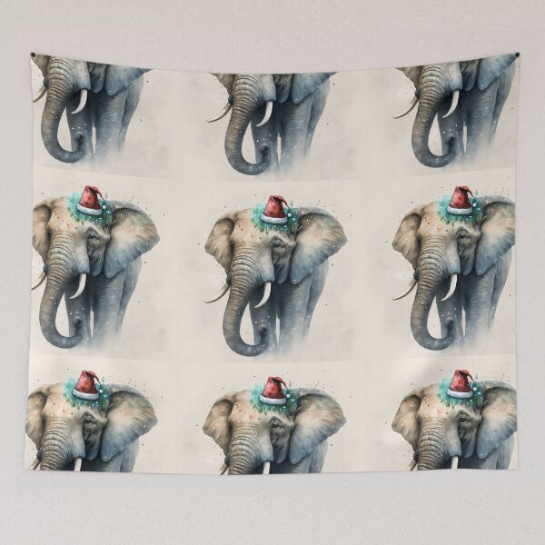 Artikelvorschau, Weihnachtselefant entworfen und verkauft von ElephantVibes.