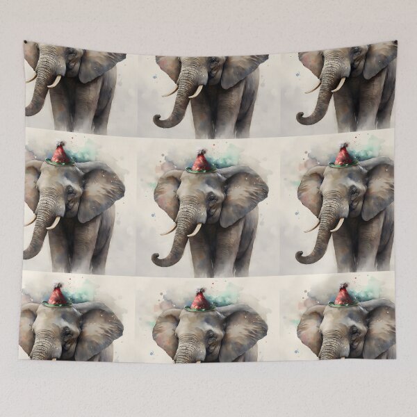 Artikelvorschau, Weihnachtselefant entworfen und verkauft von ElephantVibes.