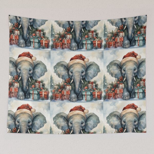 Item preview, Christmas Elephant designed and sold by ElephantVibes.
