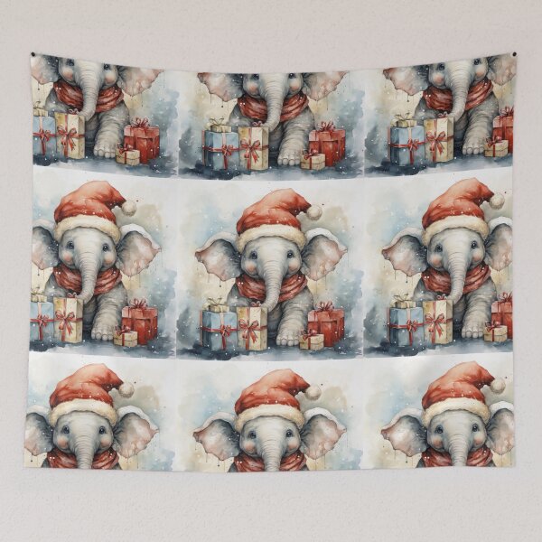 Artikelvorschau, Weihnachtselefant entworfen und verkauft von ElephantVibes.