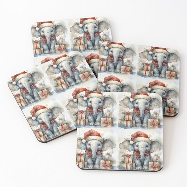 Artikelvorschau, Weihnachtselefant entworfen und verkauft von ElephantVibes.