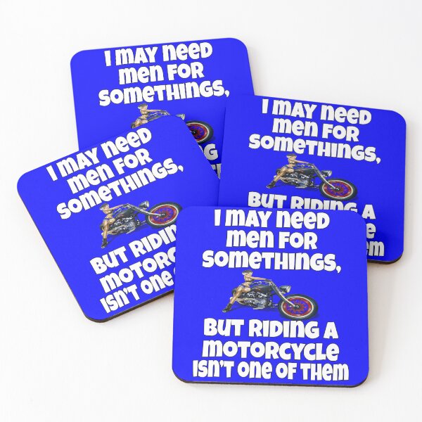Item preview, Biker Chick I May Need Men For Somethings, But Riding A Motorcycle Isn’t One Of Them designed and sold by fantasticdesign.