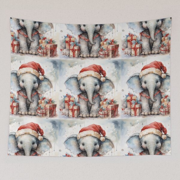 Item preview, Christmas Elephant designed and sold by ElephantVibes.