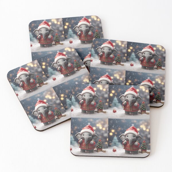Artikelvorschau, Weihnachtselefant entworfen und verkauft von ElephantVibes.