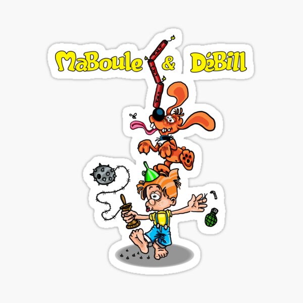 Aperçu de l'œuvre Maboule et débill créée et vendue par NutsPea.