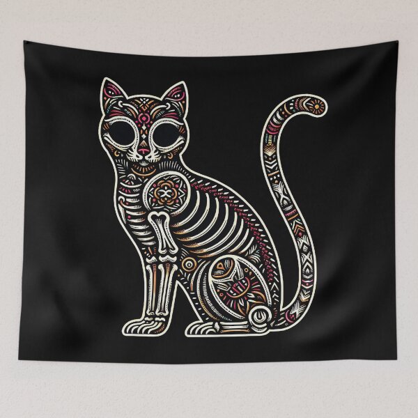 Item preview, Mutated Ghostly Skull Cat designed and sold by zzz888.