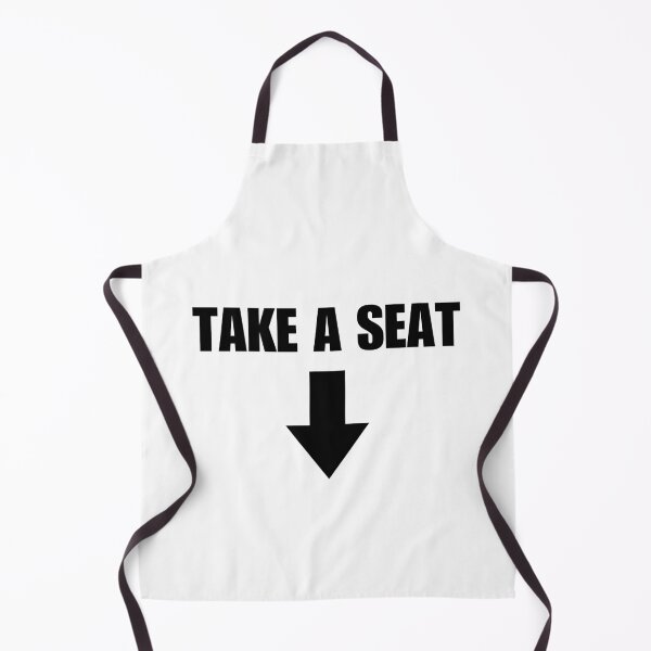 Item preview, TAKE A SEAT - DOWN ARROW designed and sold by boy with brain.