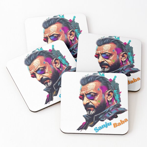 Item preview,  Sanjay Dutt Portrait by SoberSips - Cyber Punk - Bollywood Meets Futurism Art designed and sold by SoberSips.