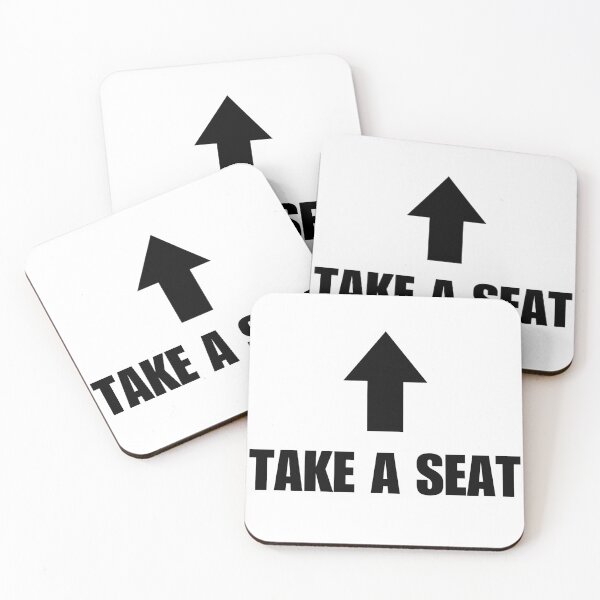 Item preview, TAKE A SEAT - UP ARROW designed and sold by boy with brain.